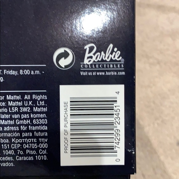 1999 Porcelain Bob Mackie The Tango Barbie - Picture 6 of 7